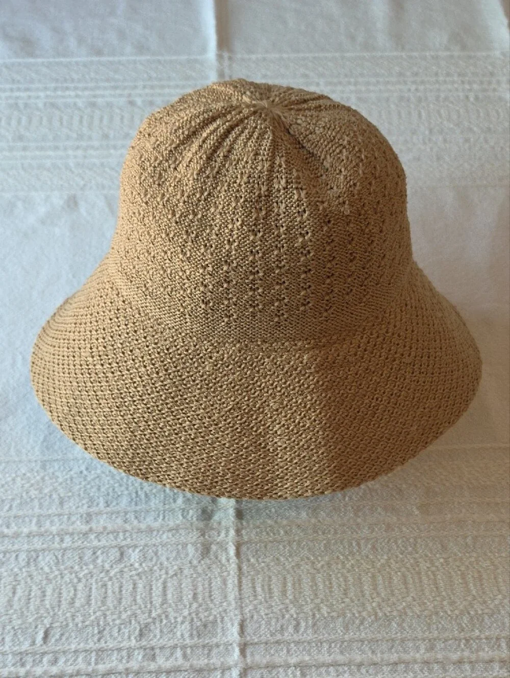 Coolibar Tan Crochet Bucket Hat - Women's Sun Protection